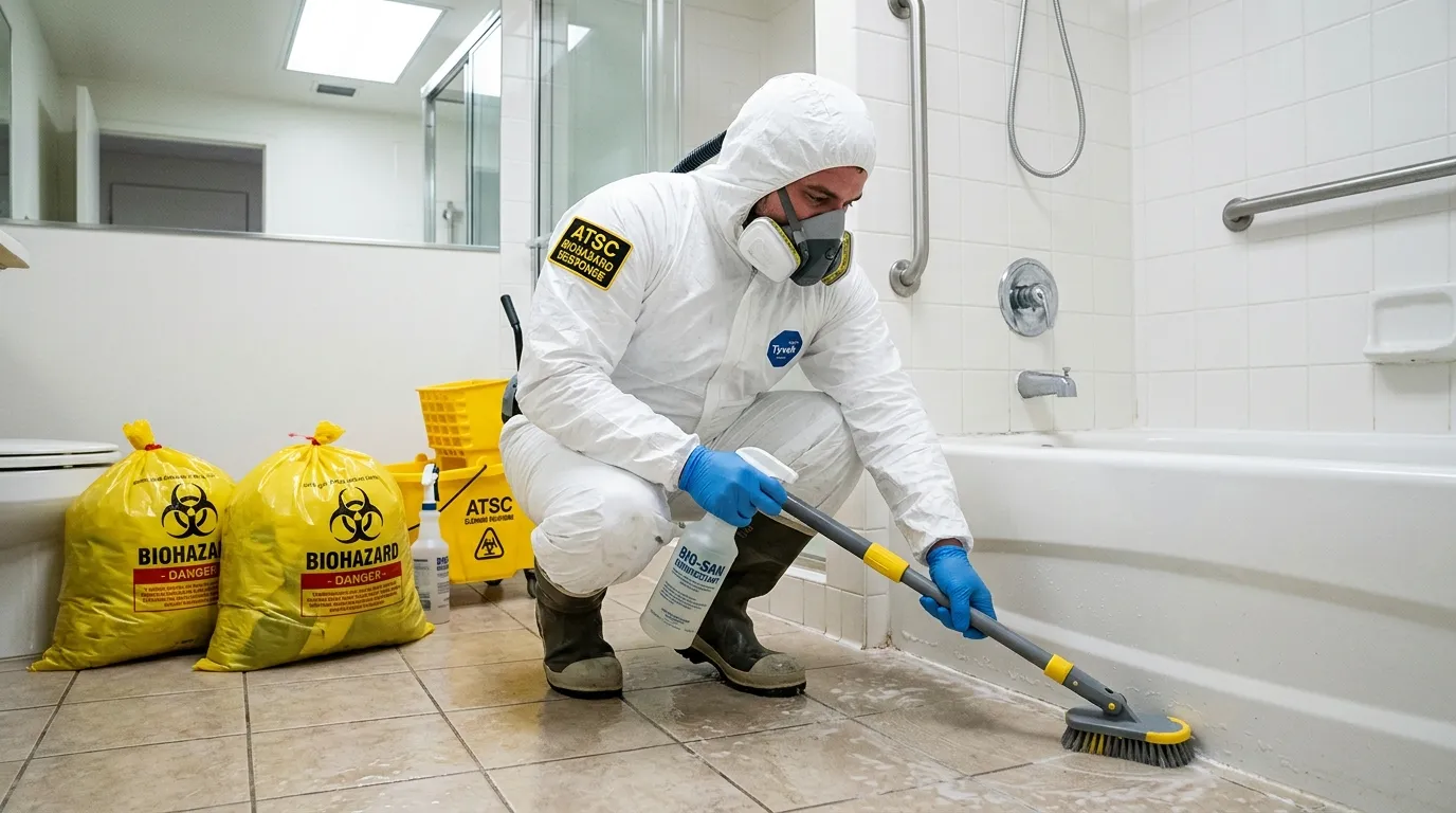 Decontamination equipment deployed for Blood Cleanup in Matteson